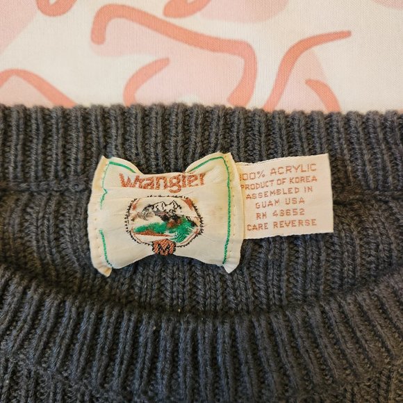 Vintage Wrangler knit sweater - Picture 3 of 4